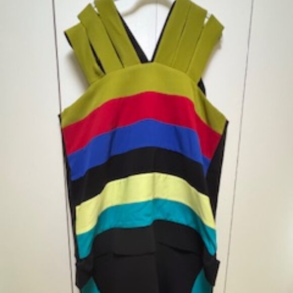 Stunning Gozel Green comtemporty dress size XL - Picture 3 of 9